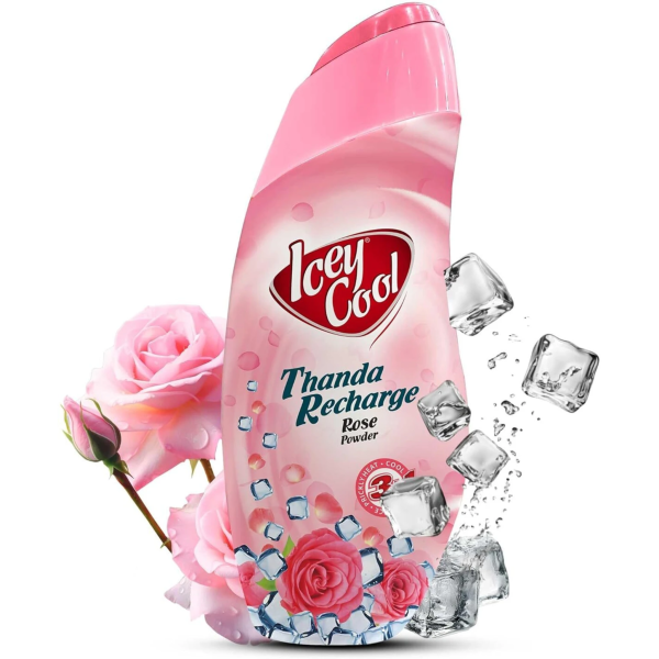 Icey Cool Rose Talcum Powder